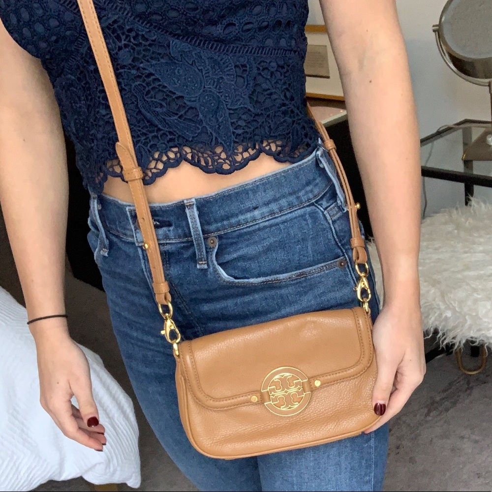 Tory Burch Mini Amanda Tan Crossbody